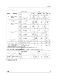 74AC10MTR Datasheet Page 3