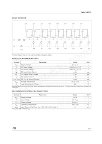 74AC16373TTR Datasheet Page 3