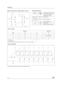 74AC373TTR Datasheet Page 2