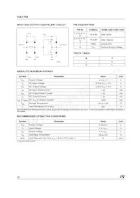 74ACT04MTR Datasheet Page 2