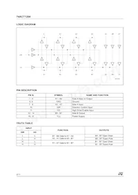 74ACT1284TTR Datasheet Page 2