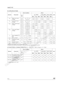74ACT157MTR Datasheet Page 4