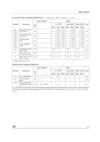 74ACT16373TTR Datasheet Page 5