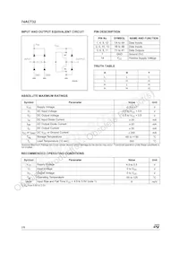 74ACT32MTR Datasheet Page 2