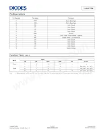 74AHC164S14-13 Datasheet Page 2