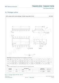 74AHC259D Datasheet Pagina 13