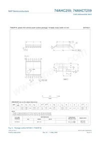 74AHC259D Datasheet Page 14
