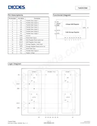 74AHC594T16-13 Datasheet Page 2