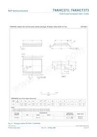 74AHCT373PW Datasheet Page 15