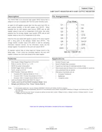 74AHCT594S16-13 Datasheet Cover