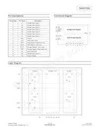74AHCT594S16-13 Datasheet Page 2