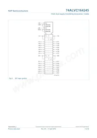 74ALVC164245BQ Datasheet Page 3