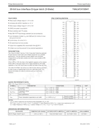 74ALVCH16841DGG:11 Datasheet Page 3