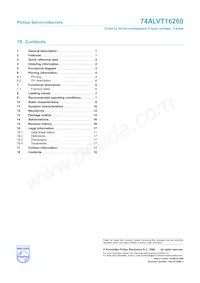 74ALVT16260DGG Datasheet Page 18