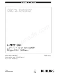 74ALVT16373DGG Datasheet Page 2