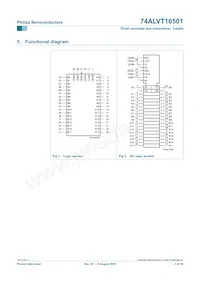 74ALVT16501DL Datasheet Page 4