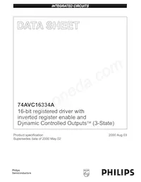 74AVC16334ADGG Datasheet Page 2