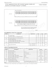 74AVC16334ADGG Datasheet Page 5