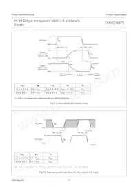 74AVC16373DGG Datasheet Page 12