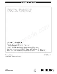 74AVC16834ADGV Datasheet Page 2