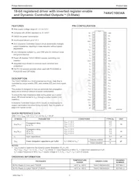 74AVC16834ADGV Datasheet Page 3