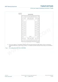 74AVC20T245DGV Datasheet Page 6