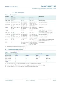 74AVCH16T245DGV:11 Datasheet Page 7