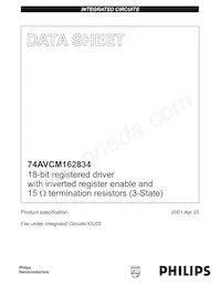 74AVCM162834DGG:11 Datasheet Cover