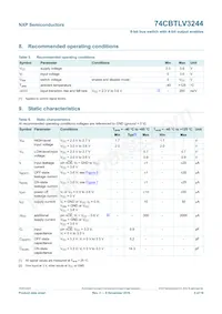 74CBTLV3244DS數據表 頁面 6