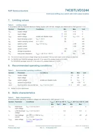 74CBTLVD3244DS Datasheet Page 6