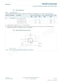 74CBTLVD3245DS Datasheet Page 8