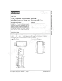 74F323PC Datasheet Cover