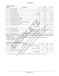 74FST3125QSR Datasheet Page 3