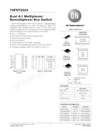 74FST3253QSR Datenblatt Cover