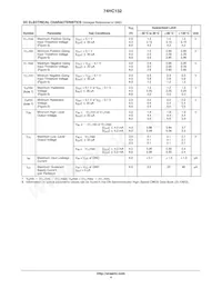 74HC132DTR2G Datasheet Page 4