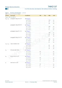 74HC137N Datasheet Page 10