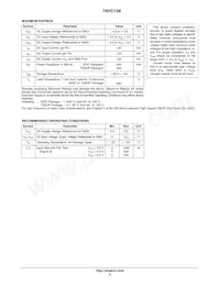 74HC138DTR2G Datasheet Page 3