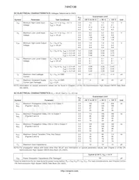 74HC138DTR2G Datasheet Page 4