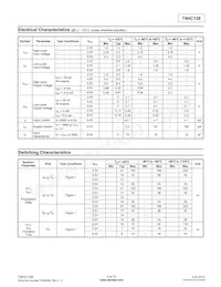 74HC138T16-13 Datasheet Page 5