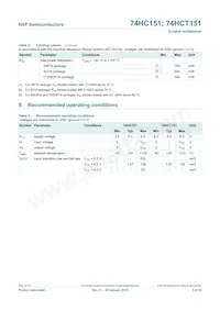 74HC151D Datasheet Page 5