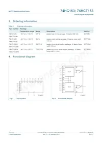74HC153N Datasheet Page 2