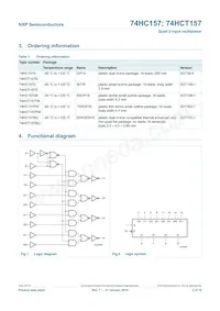 74HC157N Datasheet Page 2