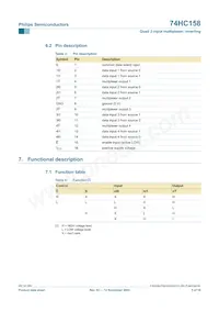 74HC158N Datasheet Page 5