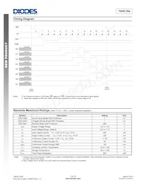 74HC164D14 Datasheet Page 3