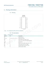 74HC166N Datasheet Page 4