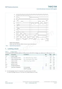 74HC194D Datasheet Page 5