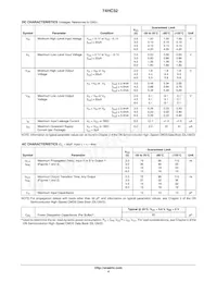 74HC32DTR2G Datasheet Page 4