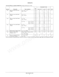 74HC373DTR2G Datasheet Page 4