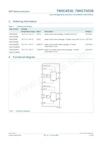74HC4538N Datasheet Page 2