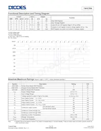 74HC594S16-13 Datasheet Page 3